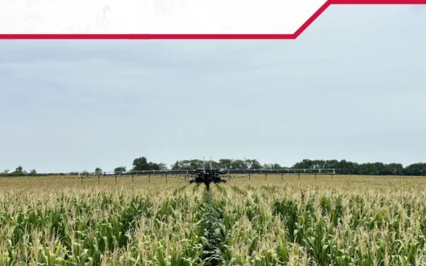 Cover of the 2024 eFields Report by Ohio State Digital Ag Program, featuring a distant view of agricultural machinery operating in a field, with The Ohio State University logo and College of Food, Agricultural, and Environmental Sciences branding.